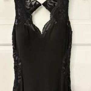Morgan & Co. Black Lace Dress